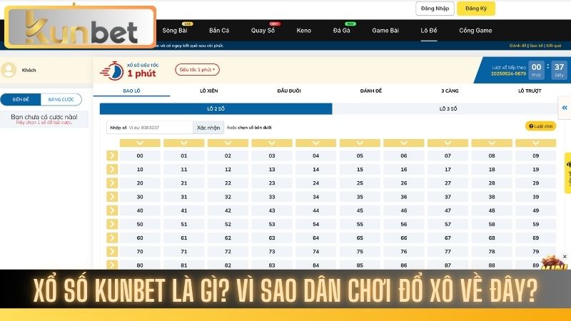Xổ số Kunbet là gì? Vì sao dân chơi đổ xô về đây?