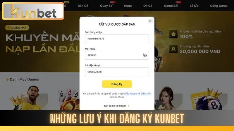 Tổng Quan Về Kunbet và các bước đăng ký Kunbet